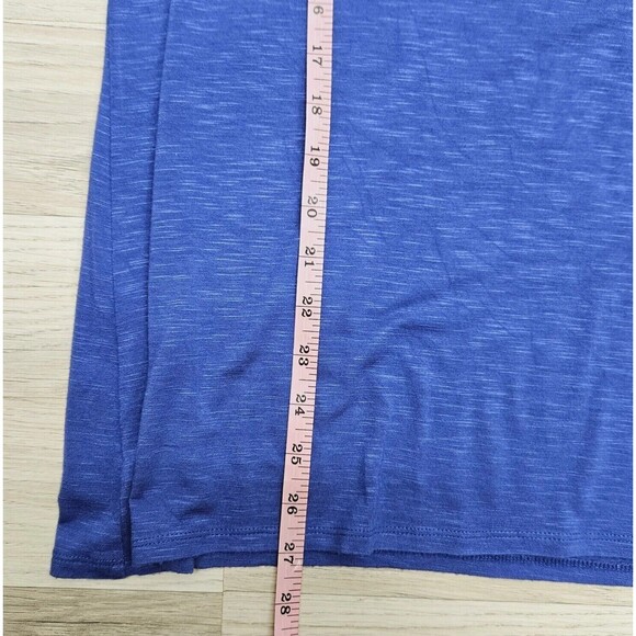 SOFT SURROUNDINGS Womens Blue V-Neck 3/4 Bell Sleeve Size Large - Picture 6 of 7